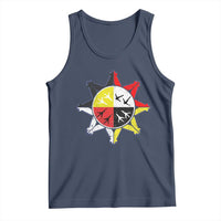 Oglala Lakota Nation Medicine Wheel Native American Tank Top - Wonder Print Shop
