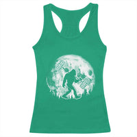 Funny Bigfoot Offroad Car Night Stroll Adventure Racerback Tank Top - Wonder Print Shop