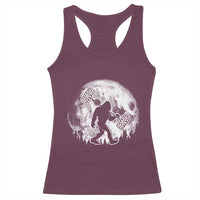 Funny Bigfoot Offroad Car Night Stroll Adventure Racerback Tank Top - Wonder Print Shop