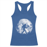 Funny Bigfoot Offroad Car Night Stroll Adventure Racerback Tank Top - Wonder Print Shop