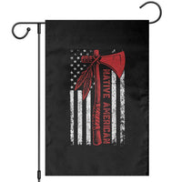 Native American Tomahawk Vintage USA Flag Tribal Tradition Garden Flag - Wonder Print Shop