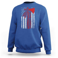Native American Tomahawk Vintage USA Flag Tribal Tradition Sweatshirt - Wonder Print Shop