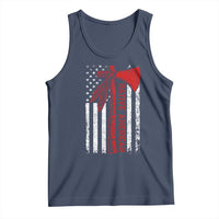 Native American Tomahawk Vintage USA Flag Tribal Tradition Tank Top - Wonder Print Shop