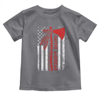 Native American Tomahawk Vintage USA Flag Tribal Tradition Toddler T Shirt - Wonder Print Shop