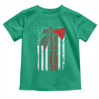 Native American Tomahawk Vintage USA Flag Tribal Tradition Toddler T Shirt - Wonder Print Shop