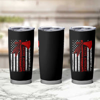 Native American Tomahawk Vintage USA Flag Tribal Tradition Tumbler Cup - Wonder Print Shop
