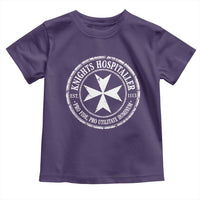 Knights Hospitaller Toddler T Shirt Pro Fide Pro Utilitate Hominum est 1113 Maltese Catholic Christian