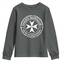 Knights Hospitaller Youth Sweatshirt Pro Fide Pro Utilitate Hominum est 1113 Maltese Catholic Christian