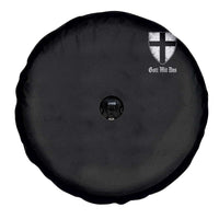 Teutonic Order Flag Cross Gott Mit Uns Spare Tire Cover Knight Insignia Arms Shield