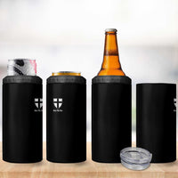 Teutonic Order Flag Cross Gott Mit Uns 4 in 1 Can Cooler Tumbler Knight Insignia Arms Shield