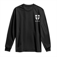 Teutonic Order Flag Cross Gott Mit Uns Long Sleeve Shirt Knight Insignia Arms Shield