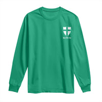 Teutonic Order Flag Cross Gott Mit Uns Long Sleeve Shirt Knight Insignia Arms Shield