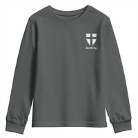 Teutonic Order Flag Cross Gott Mit Uns Youth Sweatshirt Knight Insignia Arms Shield