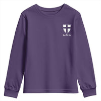 Teutonic Order Flag Cross Gott Mit Uns Youth Sweatshirt Knight Insignia Arms Shield