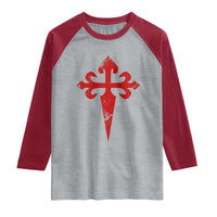 Vintage Cross of St James Order of Santiago Raglan Shirt