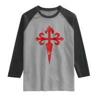Vintage Cross of St James Order of Santiago Raglan Shirt