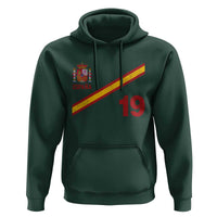 Espana Spain Football Hoodie Spanish Flag Stripes Number 19 Athletic Soccer National Pride