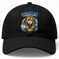 Argentina Champions 2026 Baseball Cap Proud Argentinian Football Fan