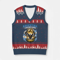 Argentina Champions 2026 V-Neck Knit Sweater Vest Proud Argentinian Football Fan