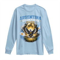 Argentina Champions 2026 Long Sleeve Shirt Proud Argentinian Football Fan