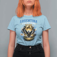 Argentina Champions 2026 T Shirt For Women Proud Argentinian Football Fan