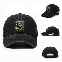 Argentina Champions 2026 Washed Cotton Baseball Cap Proud Argentinian Football Fan