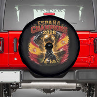 Espana Champions 2026 Spare Tire Cover Spain Football Fan Spanish Bull Graphic