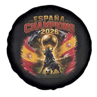 Espana Champions 2026 Spare Tire Cover Spain Football Fan Spanish Bull Graphic