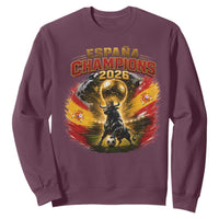 Espana Champions 2026 Sweatshirt Spain Football Fan Spanish Bull Graphic