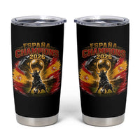 Espana Champions 2026 Tumbler Cup Spain Football Fan Spanish Bull Graphic