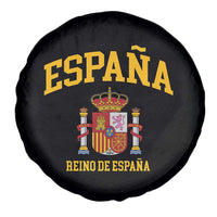 Spain Reino De Espana Spare Tire Cover Vintage Spanish Flag Coat of Arms