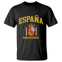 Spain Reino De Espana T Shirt Vintage Spanish Flag Coat of Arms