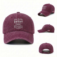 This Is My Renaissance Faire Costume Washed Cotton Baseball Cap Funny Medieval History Lover Festival