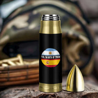 Spanish Argentinian Roots Bullet Tumbler Yes I'm Both Of Them Vintage Spain Argentina Half Flag