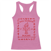 Bar Harbor Maine Lobster Acadia National Park 1763 Racerback Tank Top