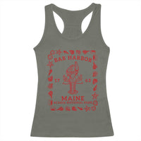 Bar Harbor Maine Lobster Acadia National Park 1763 Racerback Tank Top