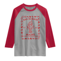 Bar Harbor Maine Lobster Acadia National Park 1763 Raglan Shirt