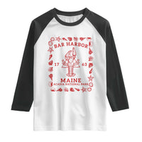 Bar Harbor Maine Lobster Acadia National Park 1763 Raglan Shirt