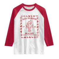 Bar Harbor Maine Lobster Acadia National Park 1763 Raglan Shirt