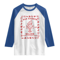 Bar Harbor Maine Lobster Acadia National Park 1763 Raglan Shirt