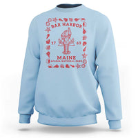 Bar Harbor Maine Lobster Acadia National Park 1763 Sweatshirt