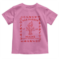 Bar Harbor Maine Lobster Acadia National Park 1763 Toddler T Shirt