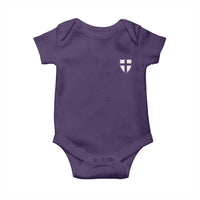 Teutonic Order Flag Cross Knight Insignia Arms Shield Baby Onesie