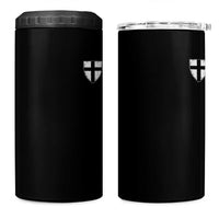 Teutonic Order Flag Cross Knight Insignia Arms Shield 4 in 1 Can Cooler Tumbler