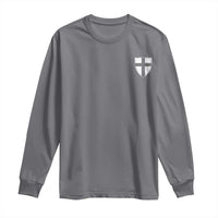 Teutonic Order Flag Cross Knight Insignia Arms Shield Long Sleeve Shirt