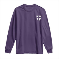 Teutonic Order Flag Cross Knight Insignia Arms Shield Long Sleeve Shirt