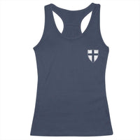 Teutonic Order Flag Cross Knight Insignia Arms Shield Racerback Tank Top