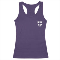 Teutonic Order Flag Cross Knight Insignia Arms Shield Racerback Tank Top