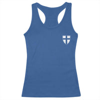 Teutonic Order Flag Cross Knight Insignia Arms Shield Racerback Tank Top