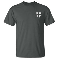 Teutonic Order Flag Cross Knight Insignia Arms Shield T Shirt